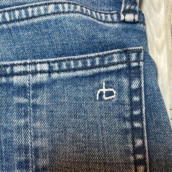 RAG & BONE Nina High Rise Ankle Skinny in Malibu Sz 26 Flexi Stretch - Picture 9 of 16